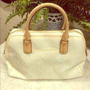 Michael Kors | White Patent Leather Satchel